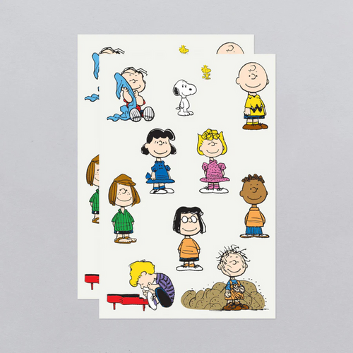 Peanuts Classic Character Tattoo Sheets