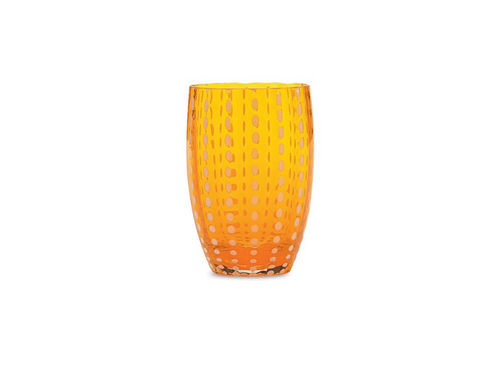 Perle Orange Tumbler, Set of 2