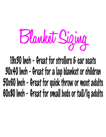 Personalized Stars Blanket, Plush Blanket