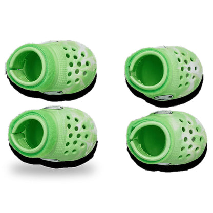 Pet Crocs Dog Boots Green Slime (Croctober) sneakers — style 211352-3WA — photo 2 of 5