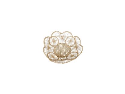Petals Iraca Bread Basket