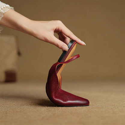 Phoebe Genuine Leather Flats