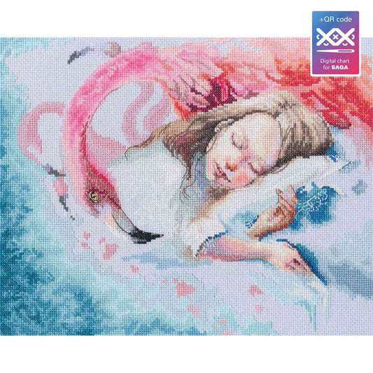 Pink Dreams Cross Stitch Kit RTO Counted M898