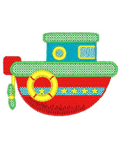 Plain Ships [4x4] 11158 Machine Embroidery Designs