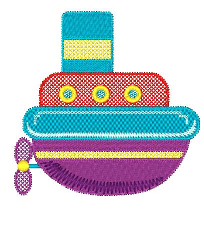 Plain Ships [4x4] 11158 Machine Embroidery Designs