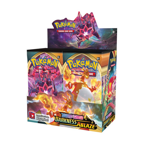 Pokemon TCG - Sword & Shield - Darkness Ablaze Booster Display Box (36 Booster Packs)