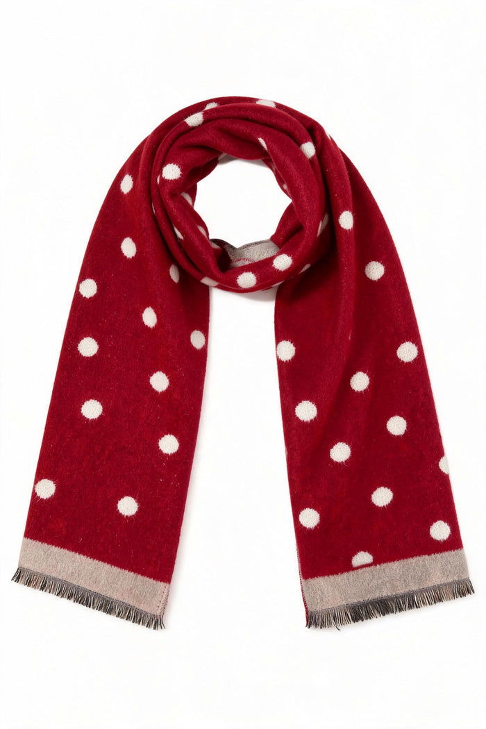 Polka-Dot Viscose-Blend Scarf wholesale - image 8