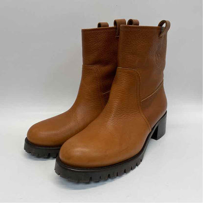 Polo Ralph Lauren Size 39-8.5 Women's Brass Solid Pull On Boots