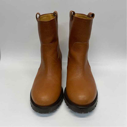 Polo Ralph Lauren Size 39-8.5 Women's Brass Solid Pull On Boots