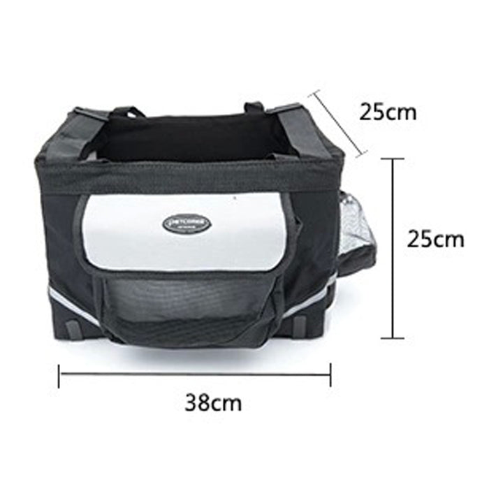 Portable Pet dog bicycle carrier bag basket - foxberryparkproducts