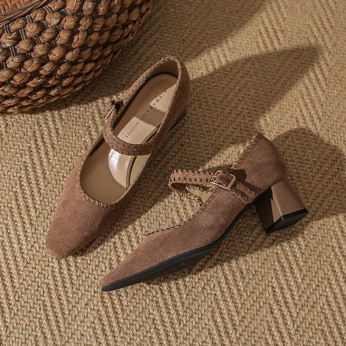 Primrose Suede Heels