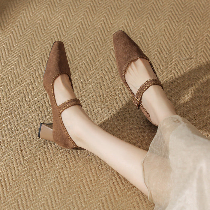 Primrose Suede Heels