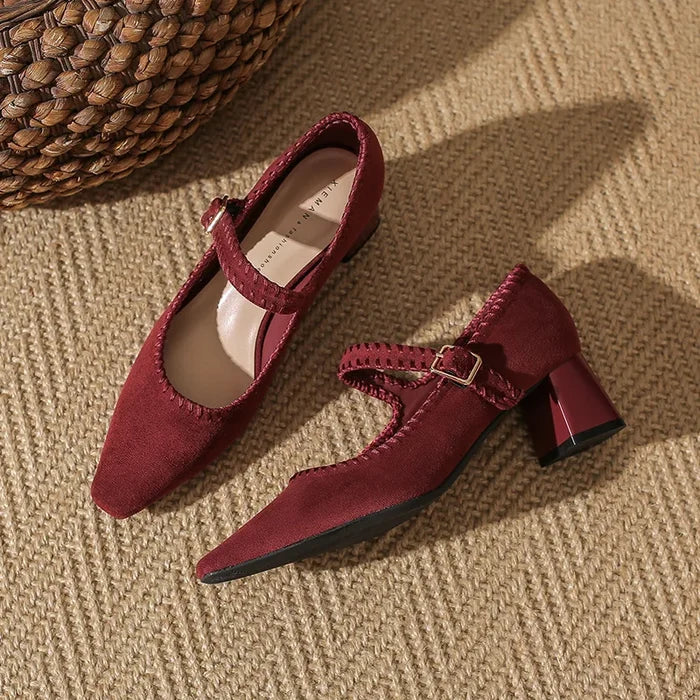 Primrose Suede Heels