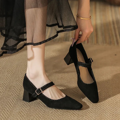 Primrose Suede Heels
