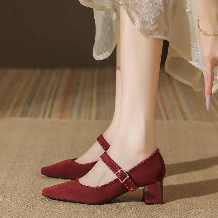 Primrose Suede Heels