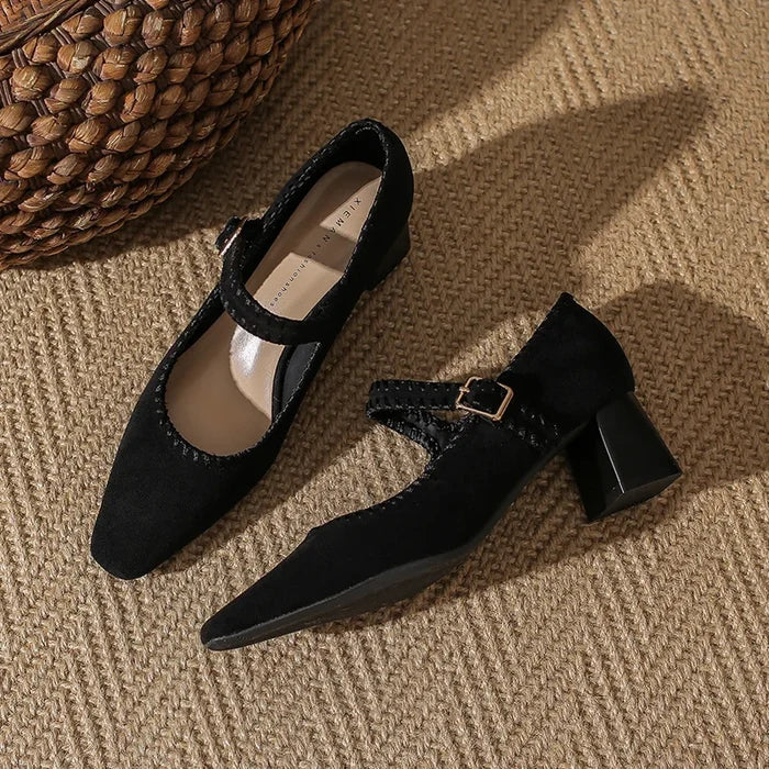 Primrose Suede Heels