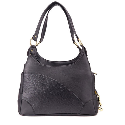 PU Leather Pet Bag Dog Carrier Pet Carrying Travel Shoulder Bag - foxberryparkproducts