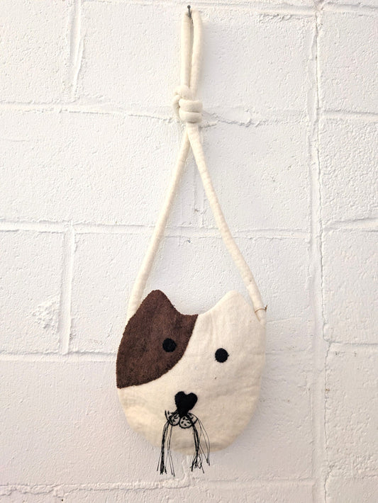 Puppy Love Felt Crossbody Bag