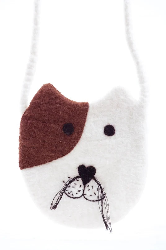 Puppy Love Felt Crossbody Bag