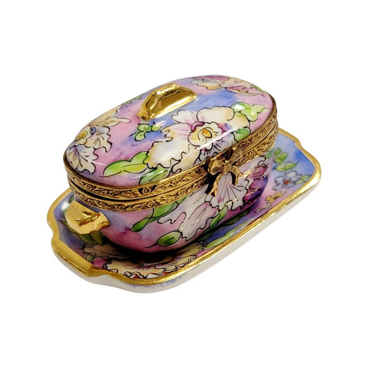 Elegant Porcelain Soup Tureen Set Porcelain Limoges Home China French Trinket Box