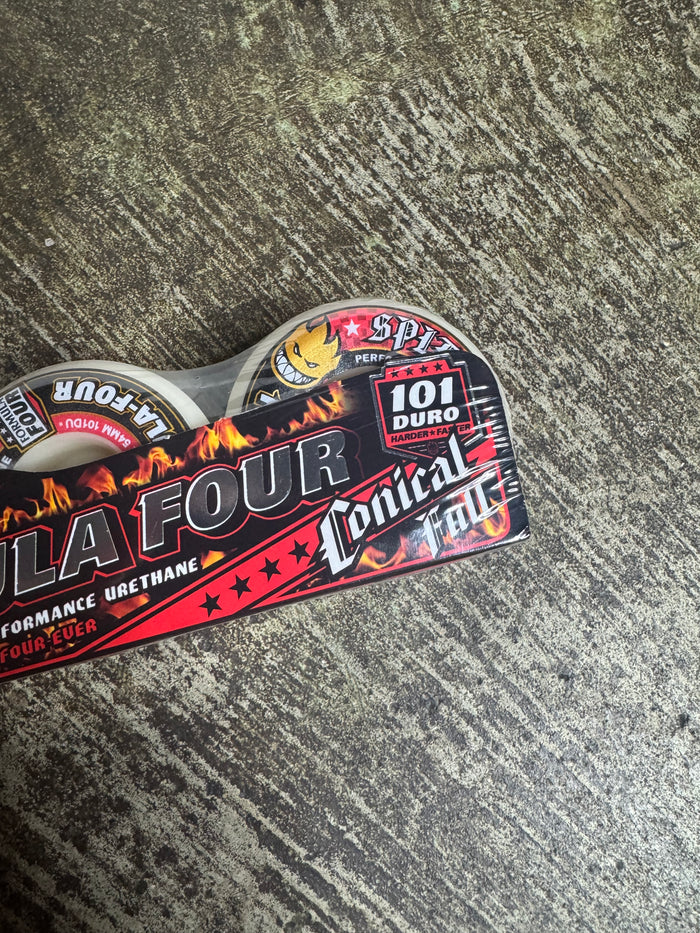 Red F4 101A Conical Full 54mm Wheels