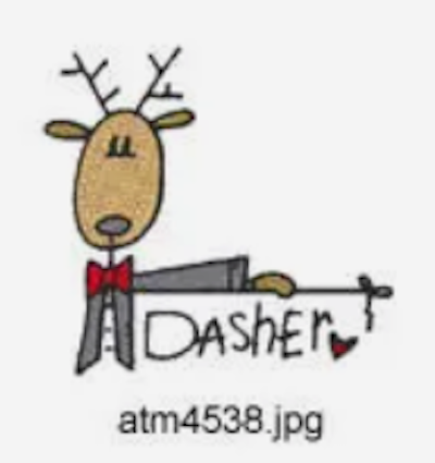 Reindeer Names [4x4] # 10079