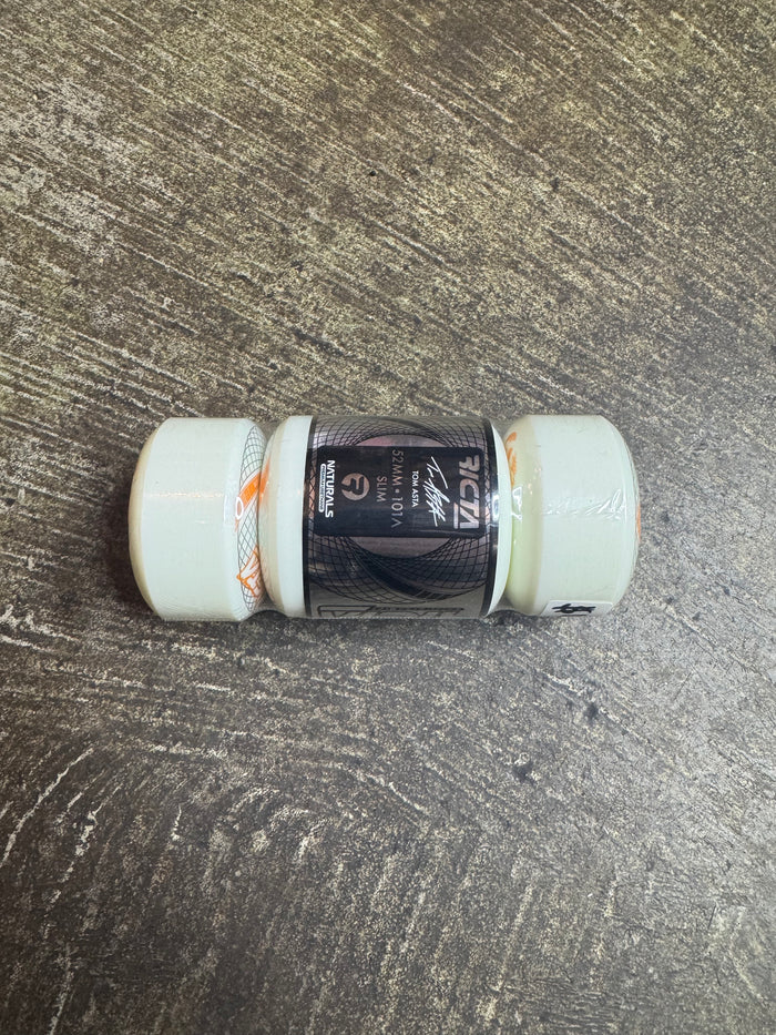 Ricta Asta Vortex Naturals White Slim 52mm 101A Wheels
