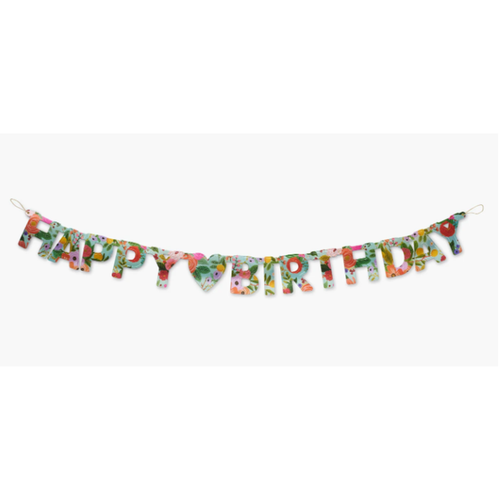 Rifle Paper Co. 'Happy Birthday' Banner - Garden Party