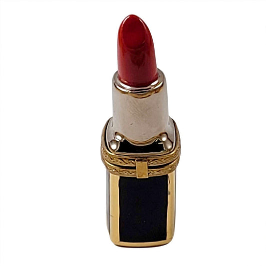 Red Lipstick Porcelain Limoges purse fashion bag French Trinket Box