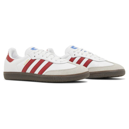Adidas Samba OG White Scarlet sneakers — style IG1025 — photo 2 of 5