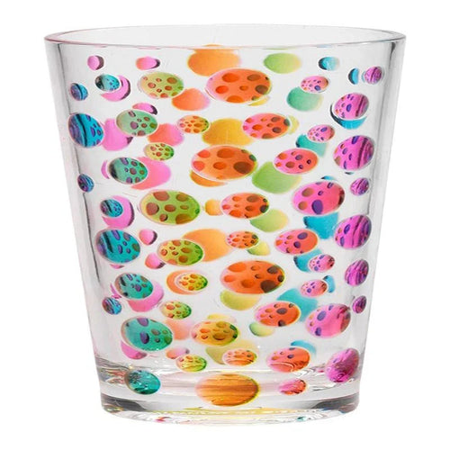 Satin Pearl Rainbow 20 oz Tumbler Merritt International Indigo Pool Patio BBQ
