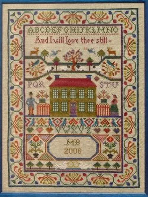 Scottish Love Sampler by Moira Blackburn Cross Stitch Pattern