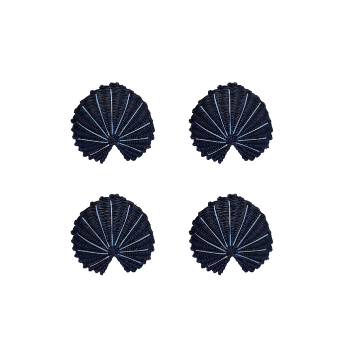 Shell Napkin Ring, Set of 4