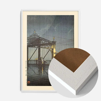 21x30cm | 8¼ x 11¾in / White Wood Frame