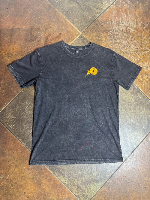 Sisyphus Still Pushing Tees - Black Stone