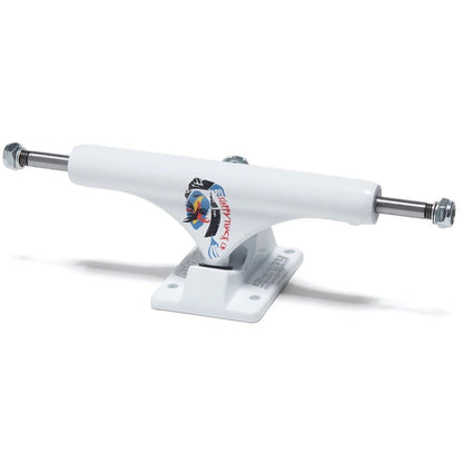 Slappy ST1 Hollow Reaper Flower White Trucks (Set) - 8.5