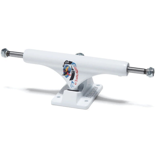 Slappy ST1 Hollow Reaper Flower White Trucks (Set) - 8.5