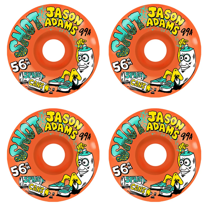 Snot Jason Adams Spray Cans 56mm 99A Orange Wheels