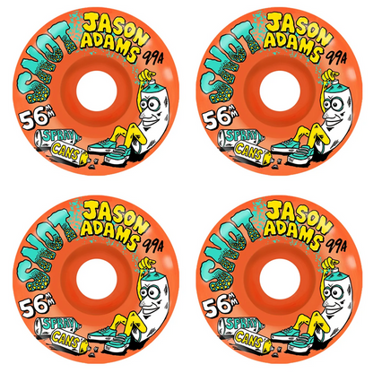 Snot Jason Adams Spray Cans 56mm 99A Orange Wheels