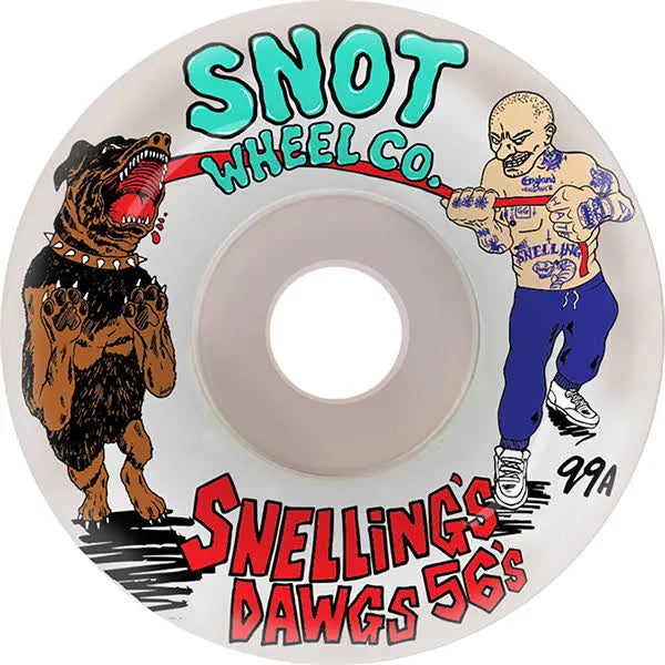 Snot Snelling’s Dawgs 56mm Wide 99A Wheels