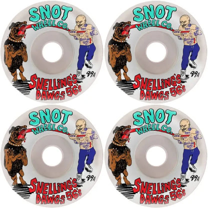 Snot Snelling’s Dawgs 56mm Wide 99A Wheels