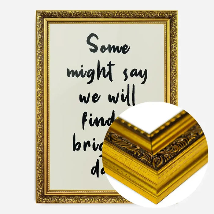 21x30cm | 8¼ x 11¾in / Gold Ornate Frame