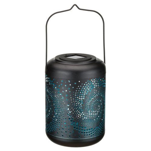 Spiral Large Shadow Lantern Regal Indigo Pool Patio BBQ