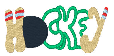 Sport Names Applique [5x7] 11536 Machine Embroidery Designs