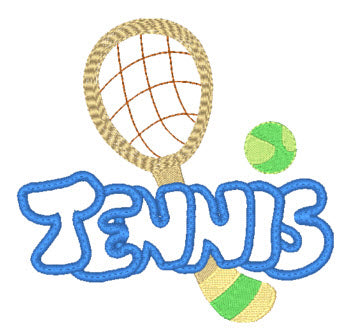 Sport Names Applique [5x7] 11536 Machine Embroidery Designs