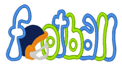 Sport Names Applique [5x7] 11536 Machine Embroidery Designs