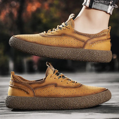 Stanley Leather Trainers