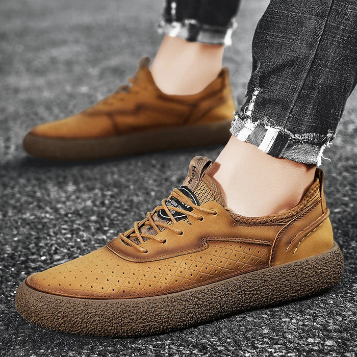 Stanley Leather Trainers