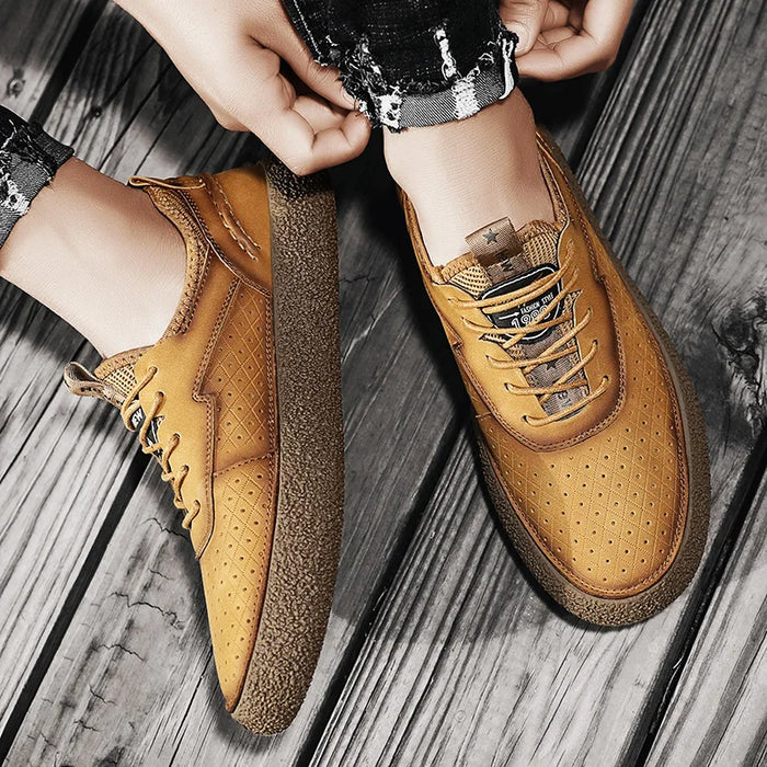 Stanley Leather Trainers