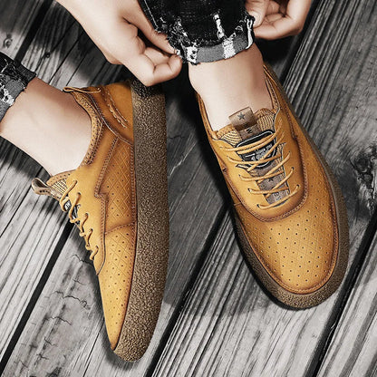 Stanley Leather Trainers